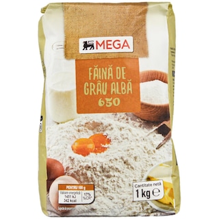MEGA | Faina alba de grau 650 1kg