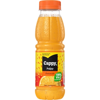 Cappy Pulpy | Bautura racoritoare cu suc de portocale 330ml