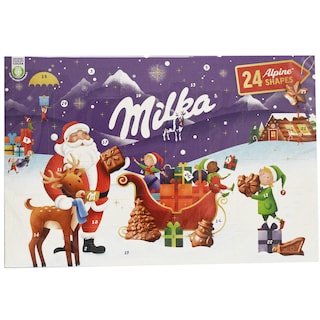 Milka | Calendar Adevent cu ciocolata cu lapte 200g