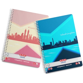 Herlitz | Caiet A5 dictando, 70 file, cu spira