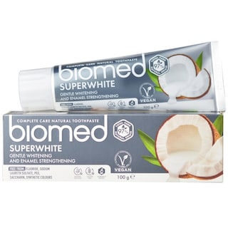 Biomed | Pasta de dinti Superwhite cu ulei de cocos 100g