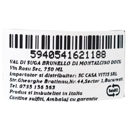 VAL DI SUGA | Vin rosu sec Brunello di Montalcino 0.75L