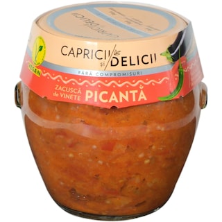 Capricii si Delicii | Zacusca picanta 550g