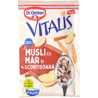 Dr. Oetker | Vitalis | Musli cu mar si scortisoara 36g