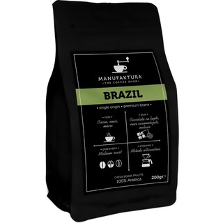 Manufaktura | Cafea boabe Brazil 200g