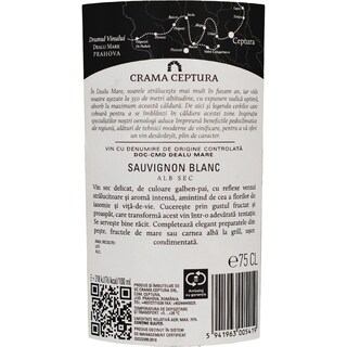Crama Ceptura | Vin alb Magnus Monte Sauvignon Blanc 0.75L