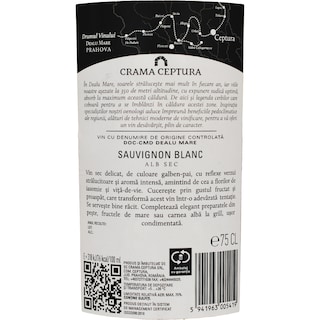 Crama Ceptura | Vin alb Magnus Monte Sauvignon Blanc 0.75L