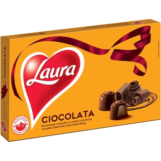 Laura | Bomboane umplute cu crema de ciocolata 138g