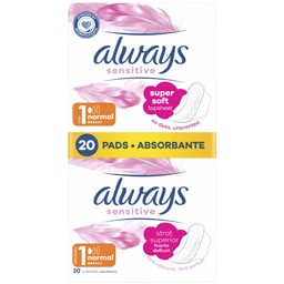 Always | Sensitive | Absorbante Sensitive Normal, 20 bucati