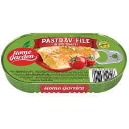 Pastrav file in sos tomat 170g