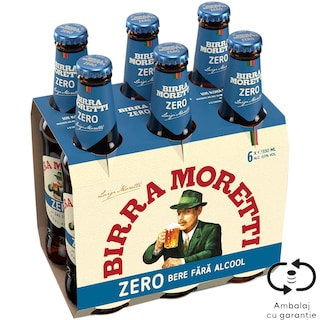 Birra Moretti | Bere fara alcool 6x0.33L