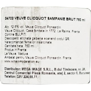 Veuve Clicquot | Sampanie  0.75L