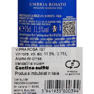 Vipra Rosa | Vin Umbria rose 0.75L