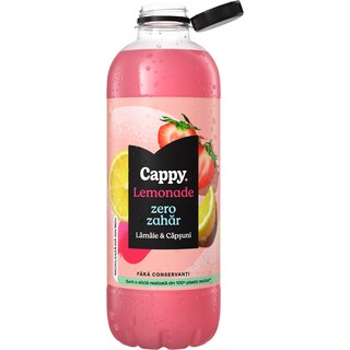 Cappy | Lemonade | Bautura racoritoare cu suc de lamaie si capsuni 1.25L