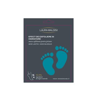 Laura Baldini | Masca servetel exfolianta pentru picioare
