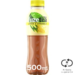 Fuzetea | Ceai negru cu suc de lamaie si citronela 0.5L