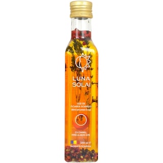 Luna Solai | Ulei de floarea-soarelui cu cimbru, piper si ardei iute 250ml
