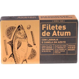 Aveiro | File de ton in ulei de masline cu portocala si scortisoara 120g