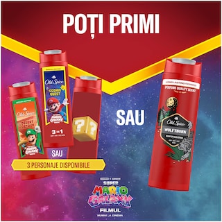 Old Spice | Gel de dus si sampon 3 in 1 Wolfthorn 400ml