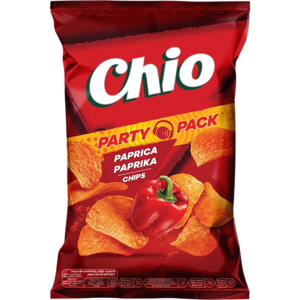 Chipsuri cu gust de paprica 170g (cu card Connect)