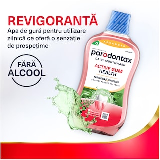 Parodontax | Apa de gura Active Gum Health Herbal Mint 500ml