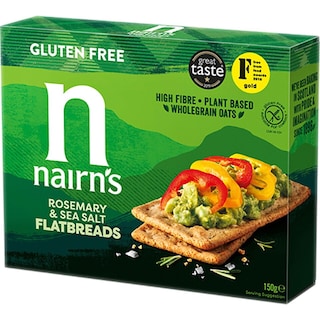 Nairn's | Felii de paine crocanta din ovaz cu rozmarin si sare de mare 150g