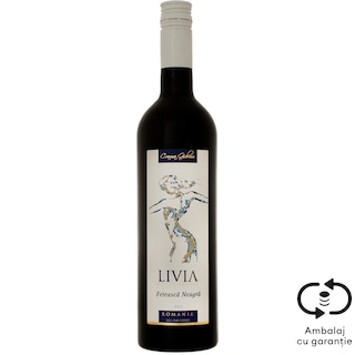 Livia | Vin rosu sec Feteasca Neagra 0.75L
