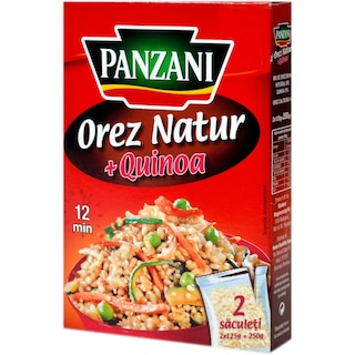 Panzani | Orez Natur + Quinoa 2x125g