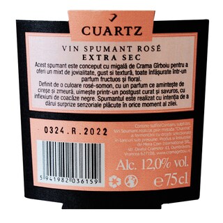Cuartz | Vin spumant rose 0.75L