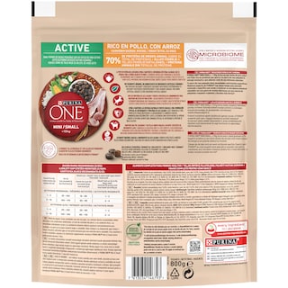 Purina One | Mini | Hrana pentru caini adult cu pui si orez 800g