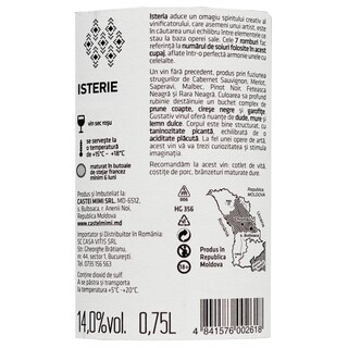 Castel Mimi | Vin rosu Isterie 0.75l