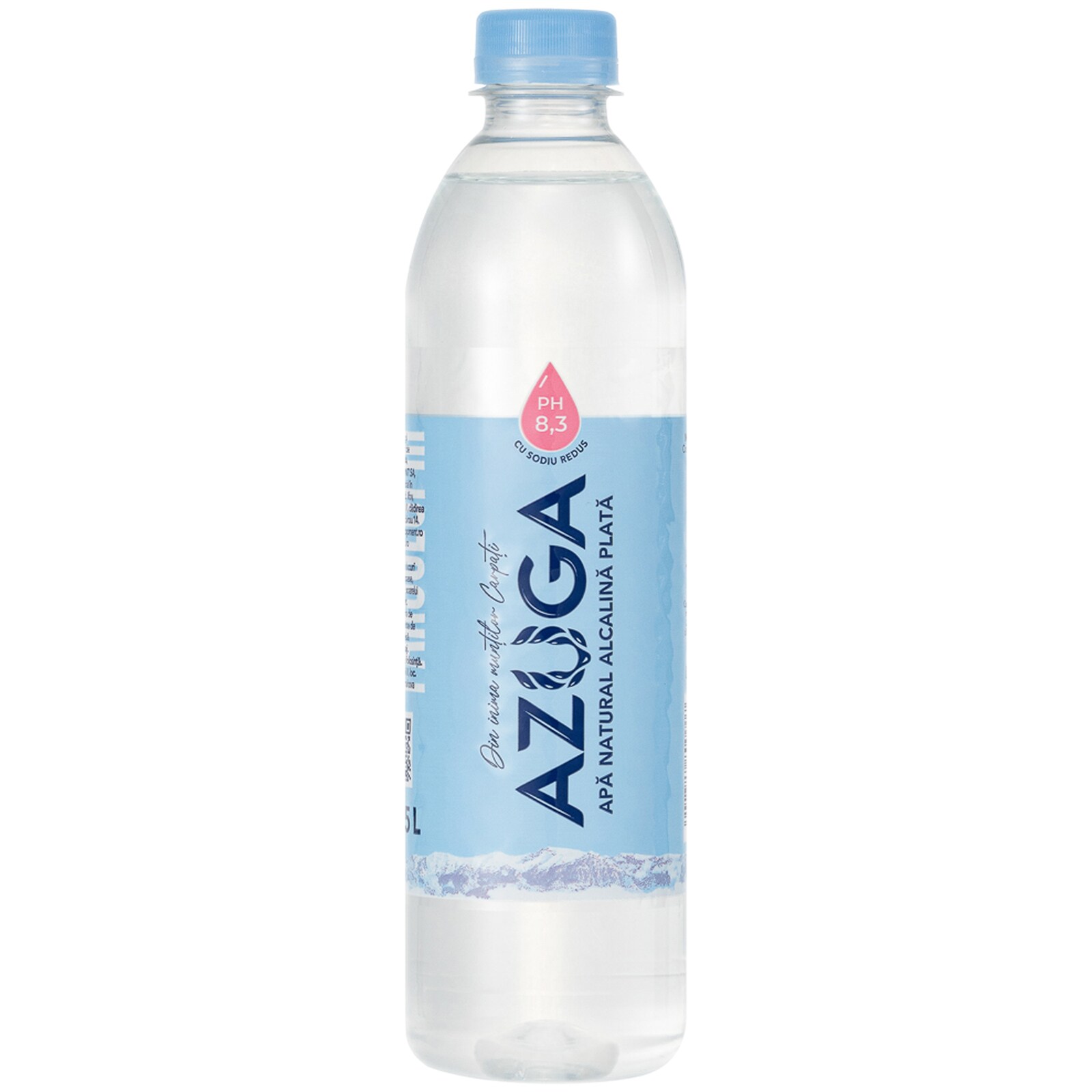 Azuga | Apa de izvor natural alcalina plata 0.5L | Mega-image