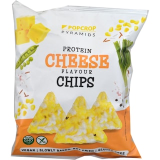 Popcrop | Chipsuri cu proteina de mazare si aroma de branza si ceapa 60g