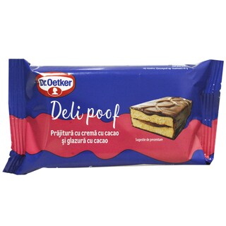 Dr. Oetker | Vrajiturica | Prajitura cu crema cu cacao si glazura cu cacao 39g
