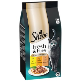 Sheba | Delices du Jour | Hrana umeda pentru pisici adulte, Selectii de pasare in sos 6x50g