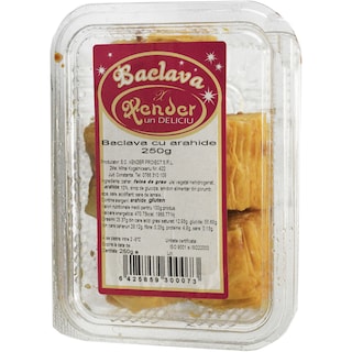 Xender | Baclava cu arahide 250g