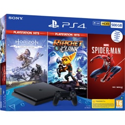 Sony | Consola Playstation 4 Slim 500GB Jet Black cu 3 jocuri Sony | Consola Playstation 4 Slim 500GB Jet Black cu 3 jocuri