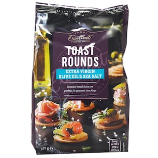 Excellent | Paine prajita cu sare de mare si ulei de masline extravirgin 125g