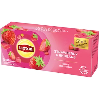 Lipton | Ceai capsuni si rubarba 20x1.7g