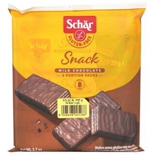 Schar | Napolitane cu ciocolata si alune, fara gluten 105g