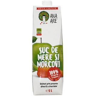 Ana Are | Suc de mere si morcovi 1L