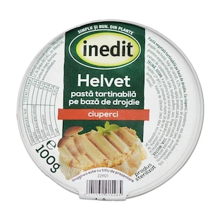 Inedit | Pasta vegetala Helvet cu ciuperci 100g