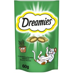 Dreamies | Recompense pentru pisici, cu aroma de iarba piscii 60g