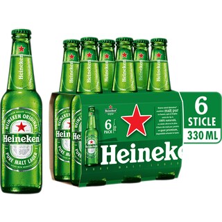 Heineken | Bere blonda 6x0.33L