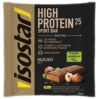 Isostar | Baton proteic cu aroma de alune 3x35g