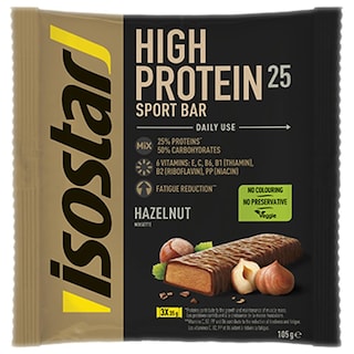 Isostar | Baton proteic cu aroma de alune 3x35g