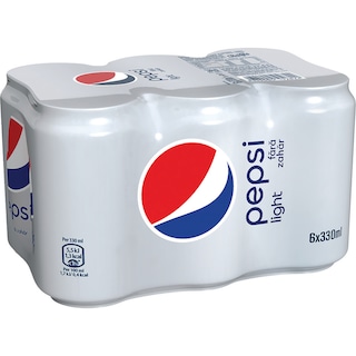 Pepsi Cola | Light | Bautura racoritoare carbogazoasa light 6 doze 6x0.33l