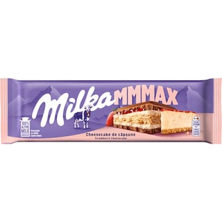 Milka | Ciocolata cu lapte Strawberry Cheesecake 300g