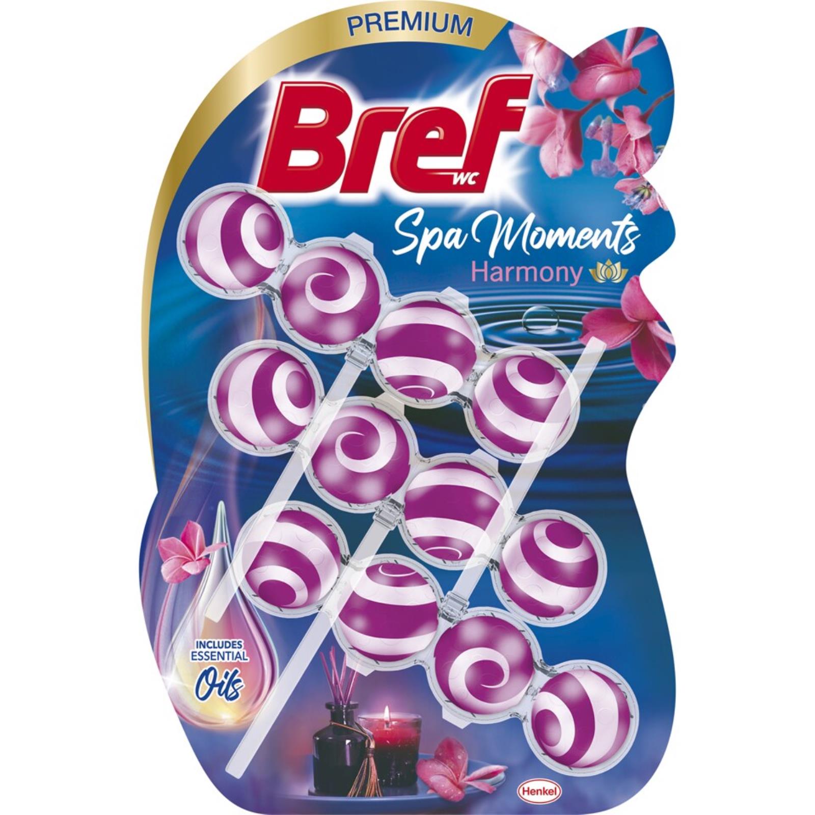 Bref | Odorizant toaleta Spa Moments Harmony 3x50g | Mega-image