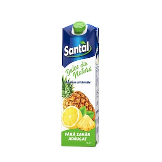 Santal | Dulce din natura | Bautura racoritoare ananas si lamaie 1L